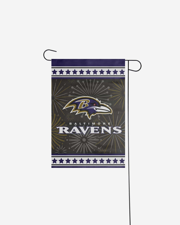 Baltimore Ravens Americana Garden Flag FOCO - FOCO.com