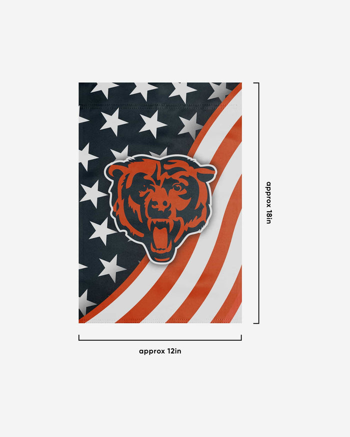 Chicago Bears Americana Garden Flag FOCO - FOCO.com