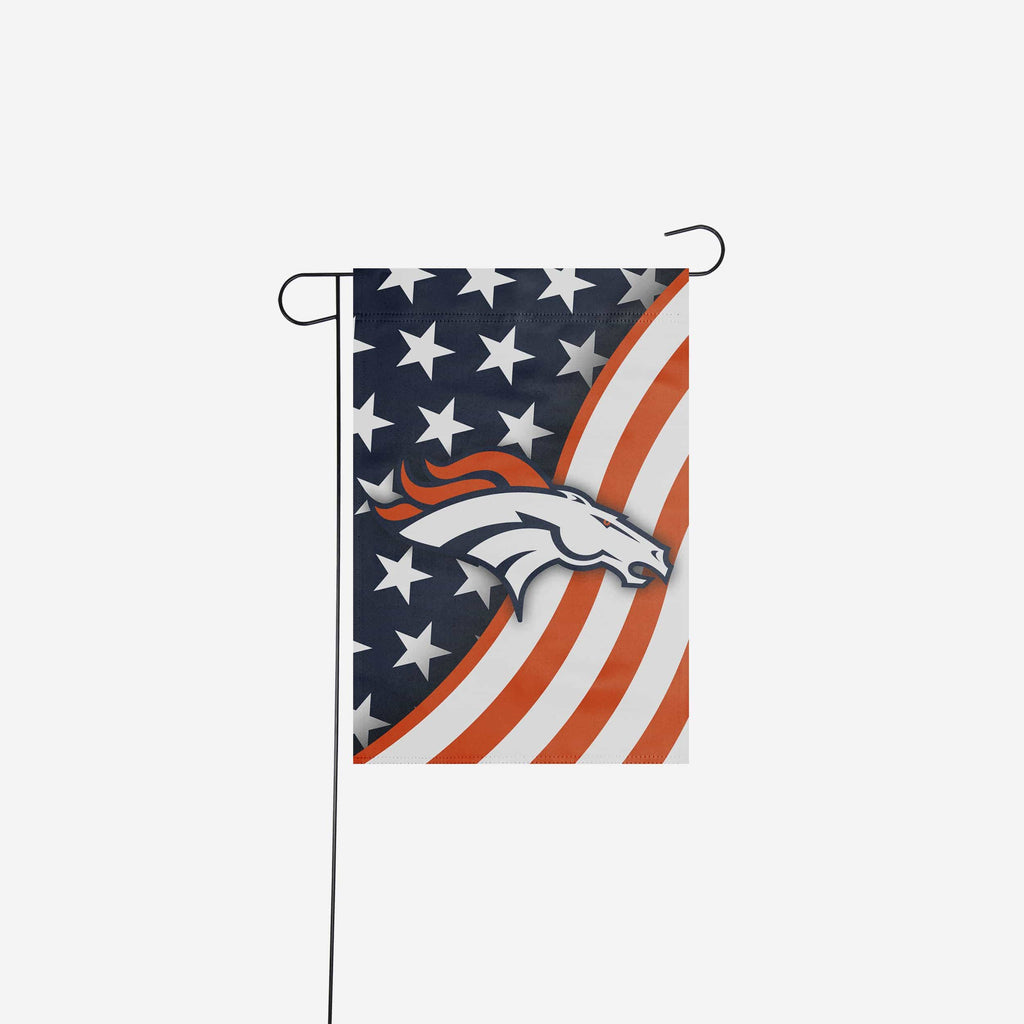 Denver Broncos Americana Garden Flag FOCO - FOCO.com