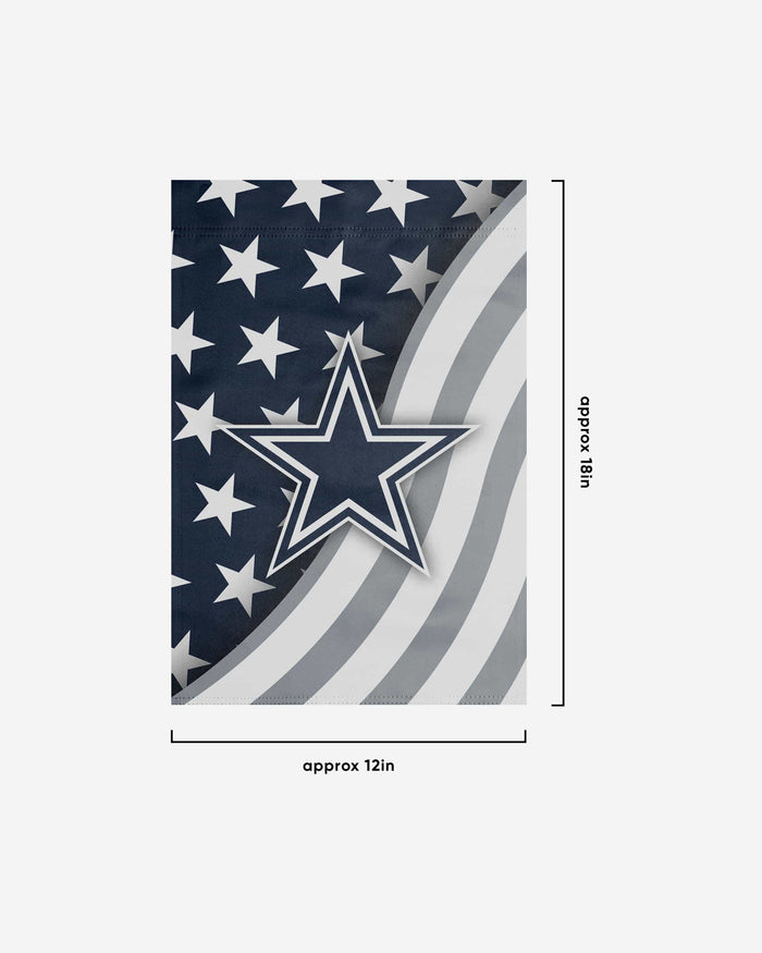 Dallas Cowboys Americana Garden Flag FOCO - FOCO.com