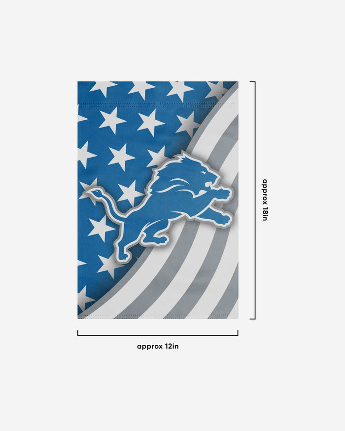 Detroit Lions Americana Garden Flag FOCO - FOCO.com