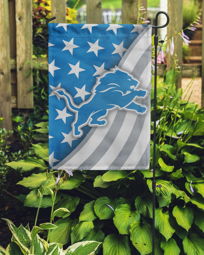 Detroit Lions Americana Garden Flag FOCO - FOCO.com