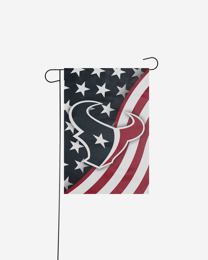 Houston Texans Americana Garden Flag FOCO - FOCO.com