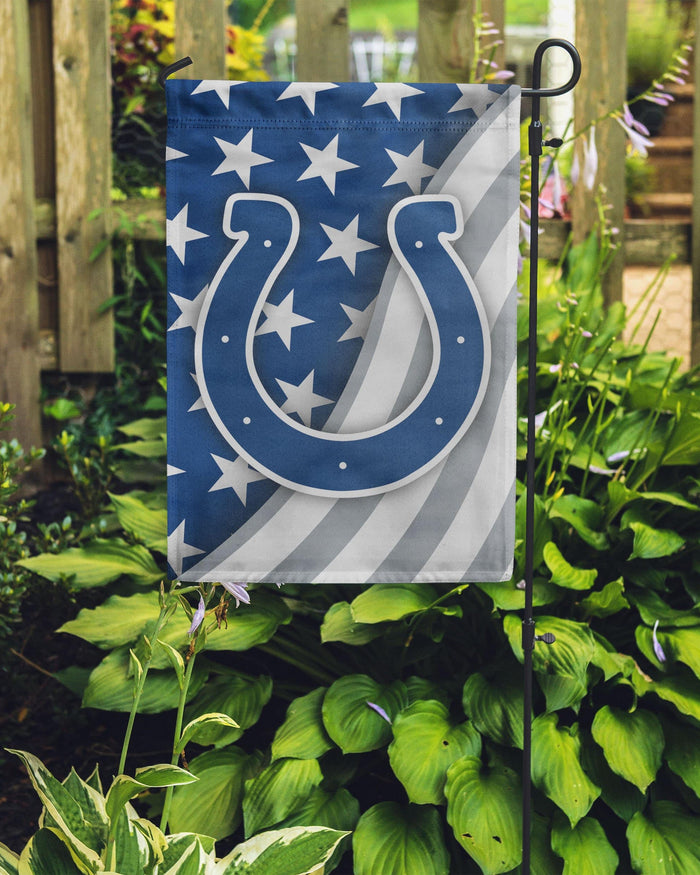 Indianapolis Colts Americana Garden Flag FOCO - FOCO.com