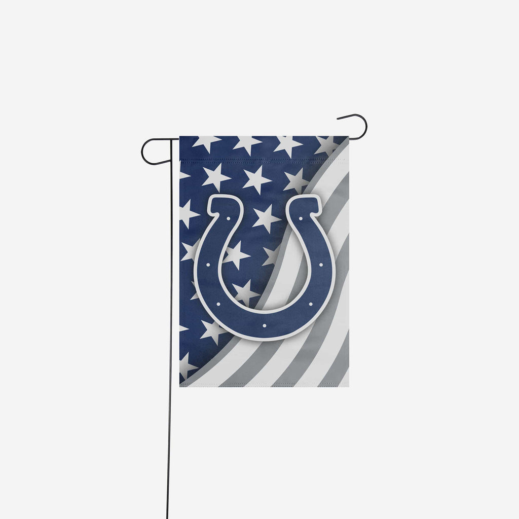 Indianapolis Colts Americana Garden Flag FOCO - FOCO.com