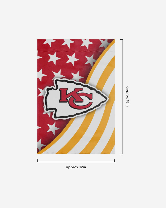 Kansas City Chiefs Americana Garden Flag FOCO - FOCO.com