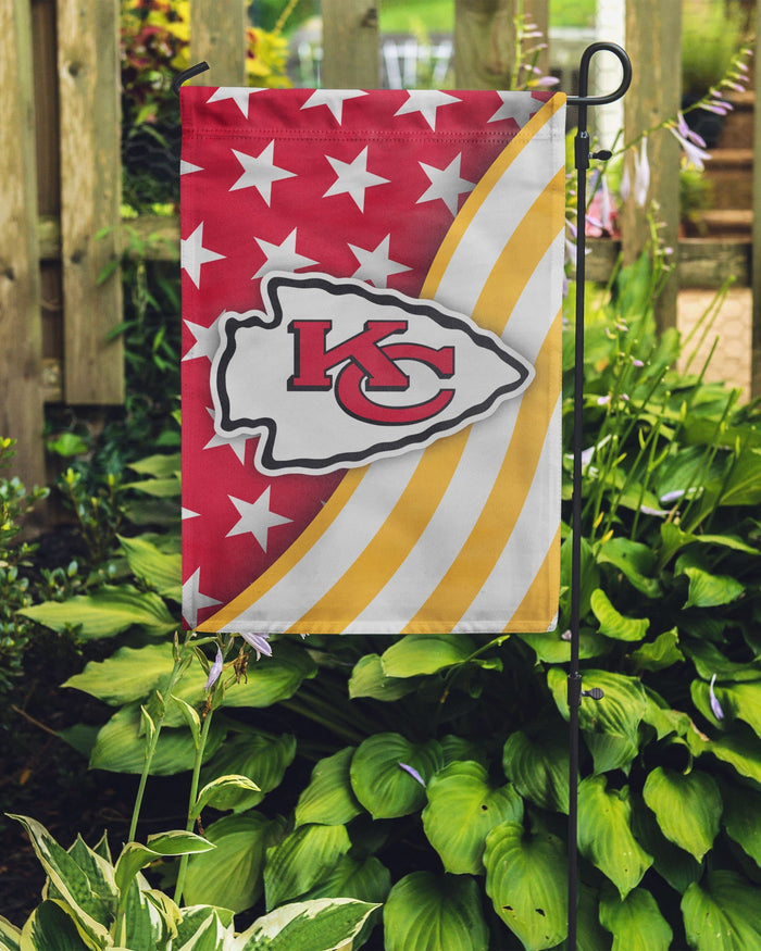 Kansas City Chiefs Americana Garden Flag FOCO - FOCO.com