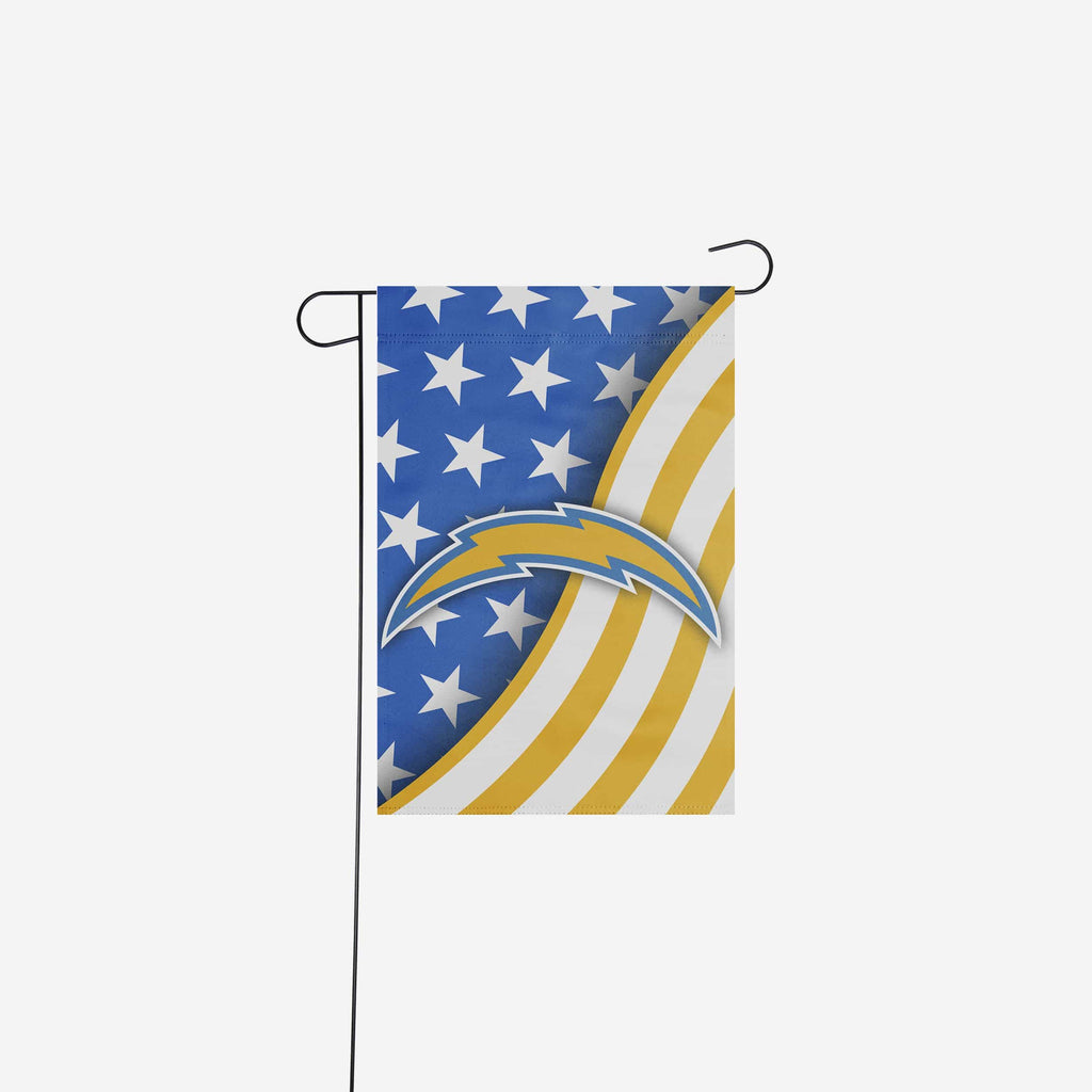 Los Angeles Chargers Americana Garden Flag FOCO - FOCO.com