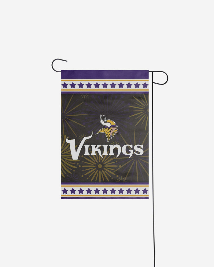 Minnesota Vikings Americana Garden Flag FOCO - FOCO.com