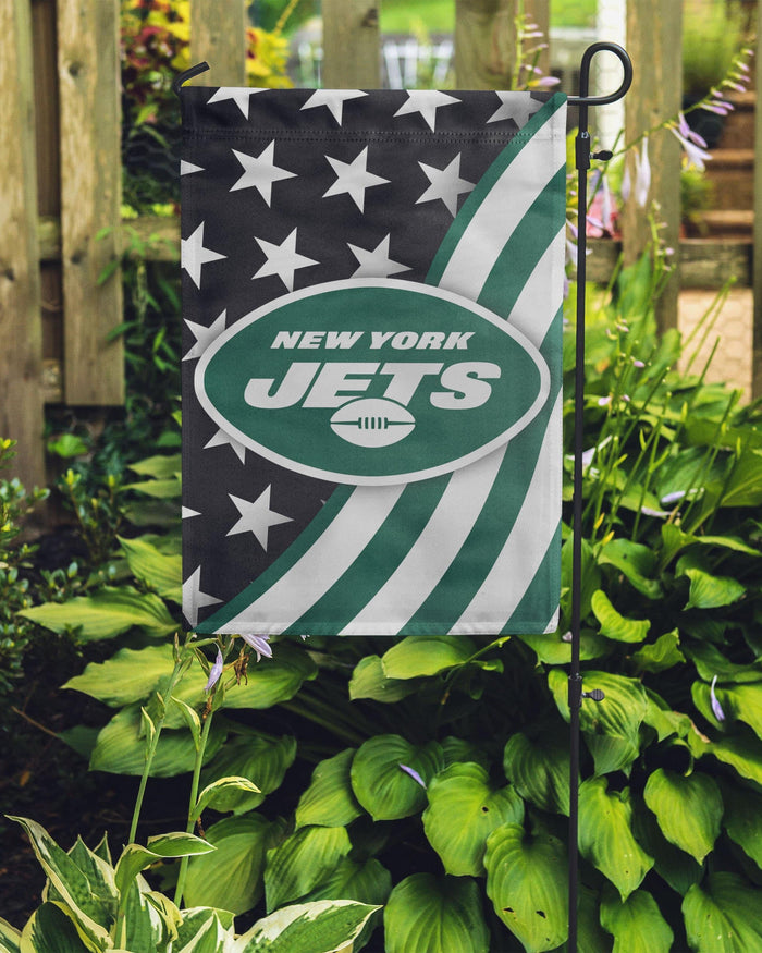 New York Jets Americana Garden Flag FOCO - FOCO.com