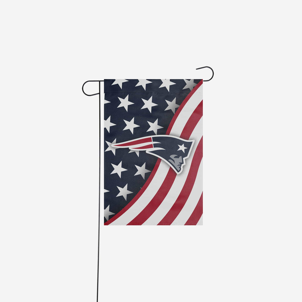 New England Patriots Americana Garden Flag FOCO - FOCO.com