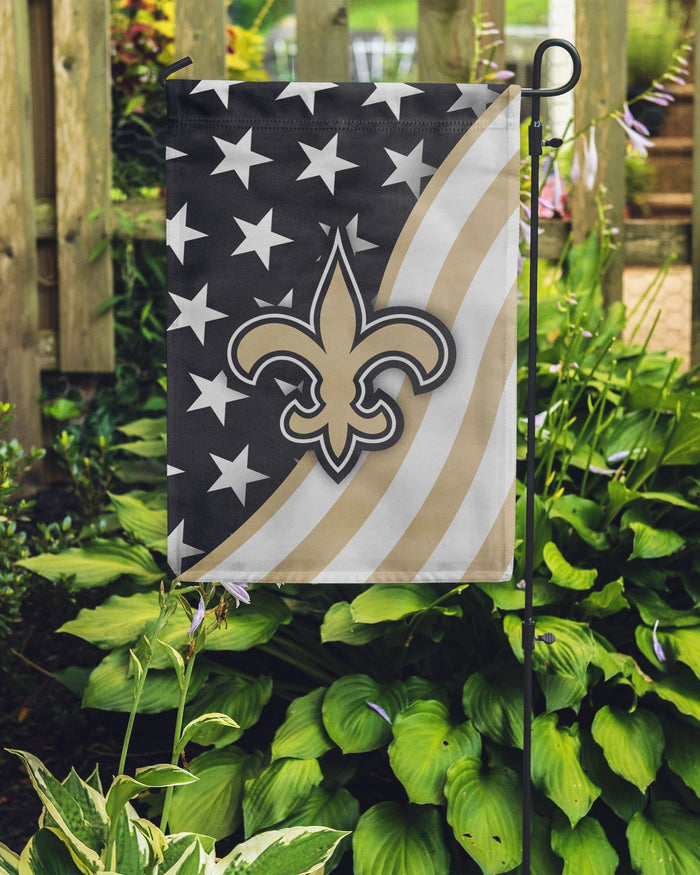 New Orleans Saints Americana Garden Flag FOCO - FOCO.com