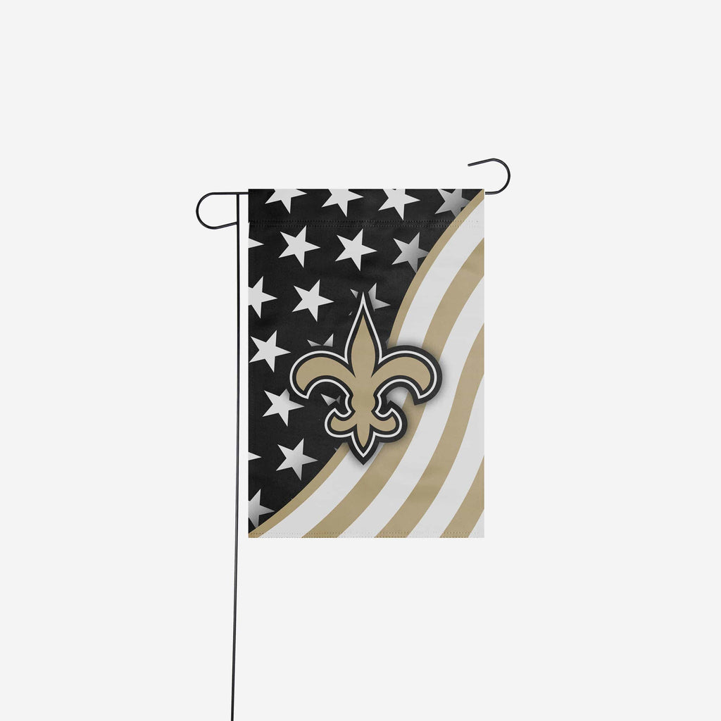 New Orleans Saints Americana Garden Flag FOCO - FOCO.com