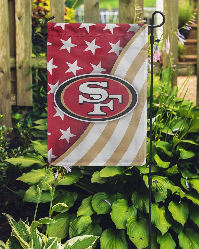 San Francisco 49ers Original Americana Garden Flag FOCO - FOCO.com