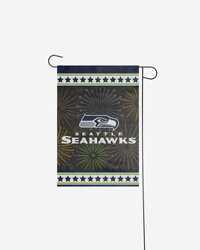 Seattle Seahawks Americana Garden Flag FOCO - FOCO.com