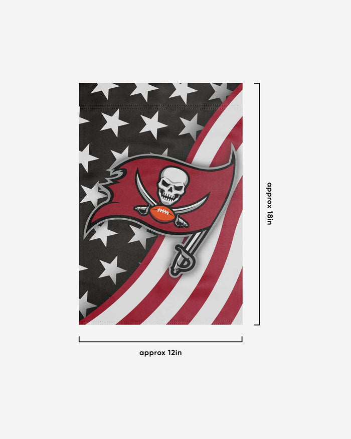 Tampa Bay Buccaneers Americana Garden Flag FOCO - FOCO.com