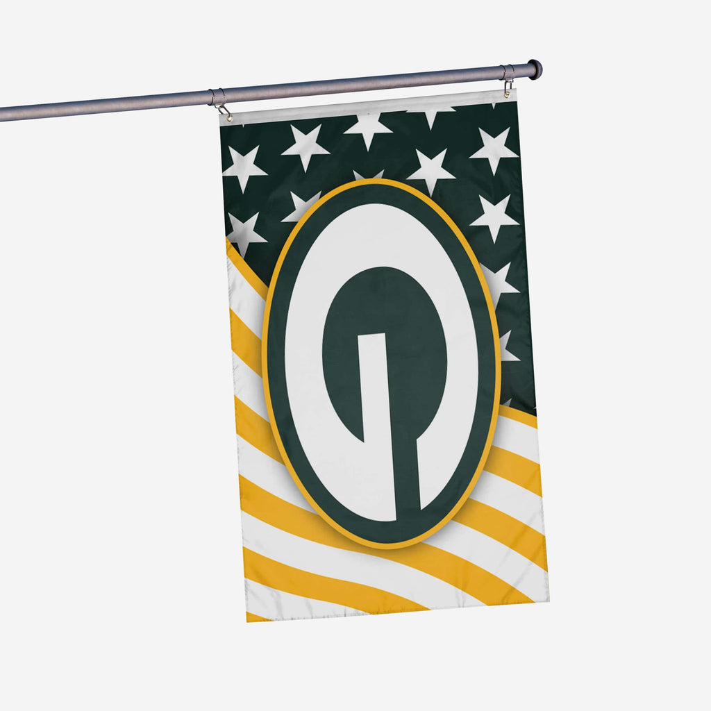 Green Bay Packers Americana Horizontal Flag FOCO - FOCO.com