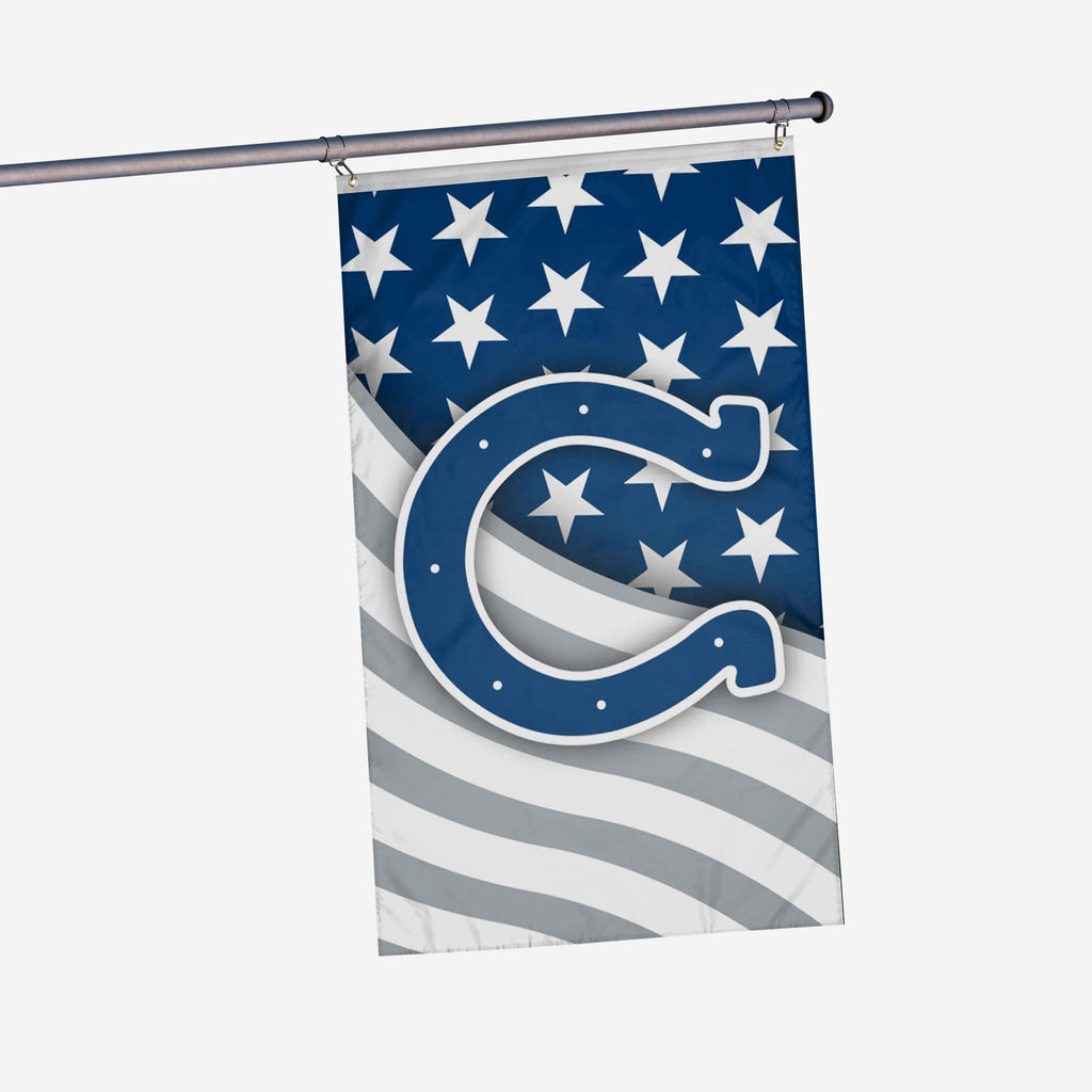 Indianapolis Colts Americana Horizontal Flag FOCO - FOCO.com