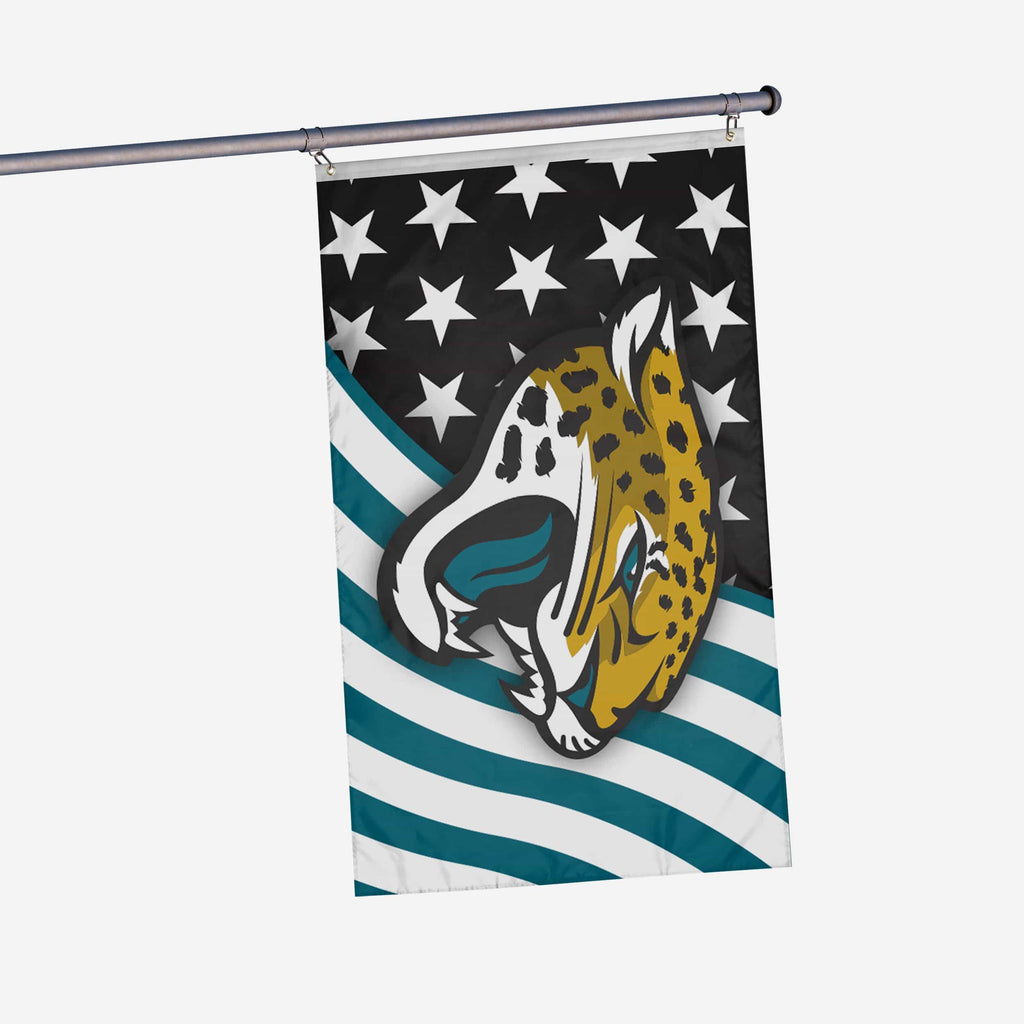 Jacksonville Jaguars Americana Horizontal Flag FOCO - FOCO.com