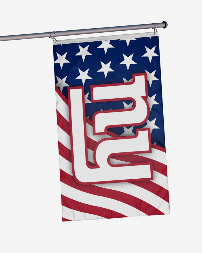 New York Giants Americana Horizontal Flag FOCO - FOCO.com