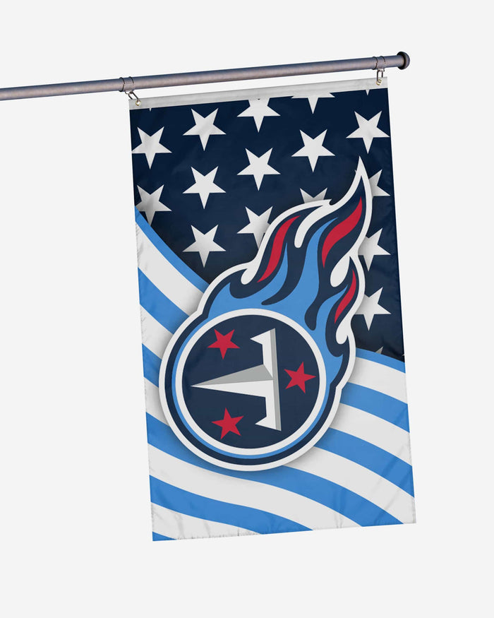 Tennessee Titans Americana Horizontal Flag FOCO - FOCO.com