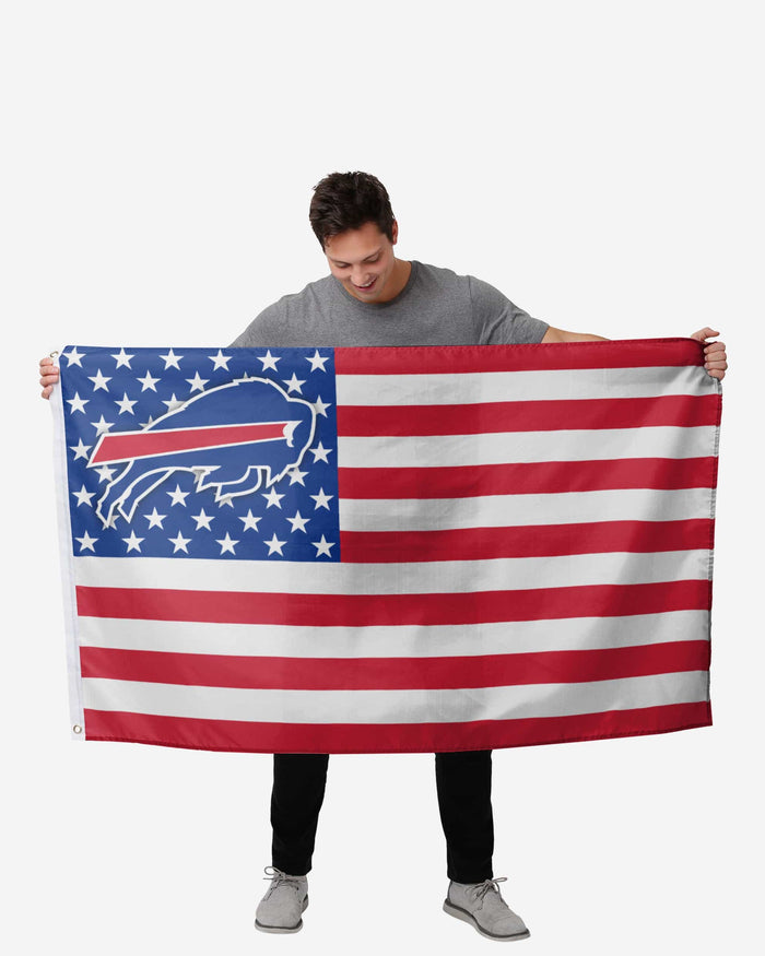 Buffalo Bills American Stars Horizontal Flag FOCO - FOCO.com