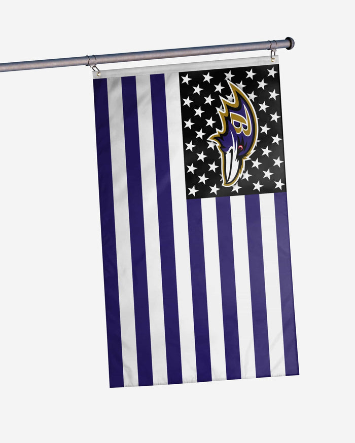 Baltimore Ravens American Stars Horizontal Flag FOCO - FOCO.com