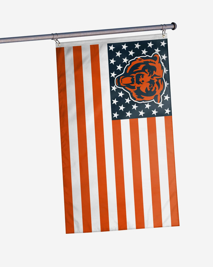 Chicago Bears American Stars Horizontal Flag FOCO - FOCO.com