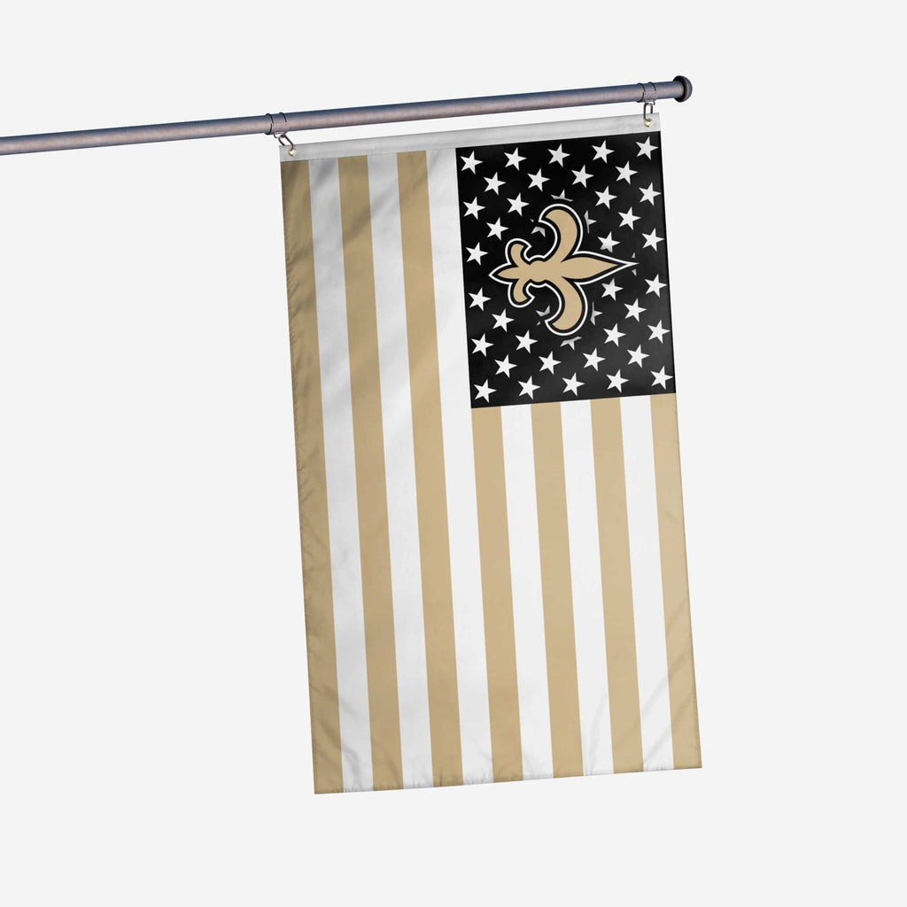 New Orleans Saints American Stars Horizontal Flag FOCO - FOCO.com