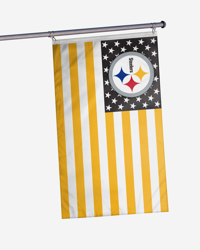 Pittsburgh Steelers American Stars Horizontal Flag FOCO - FOCO.com