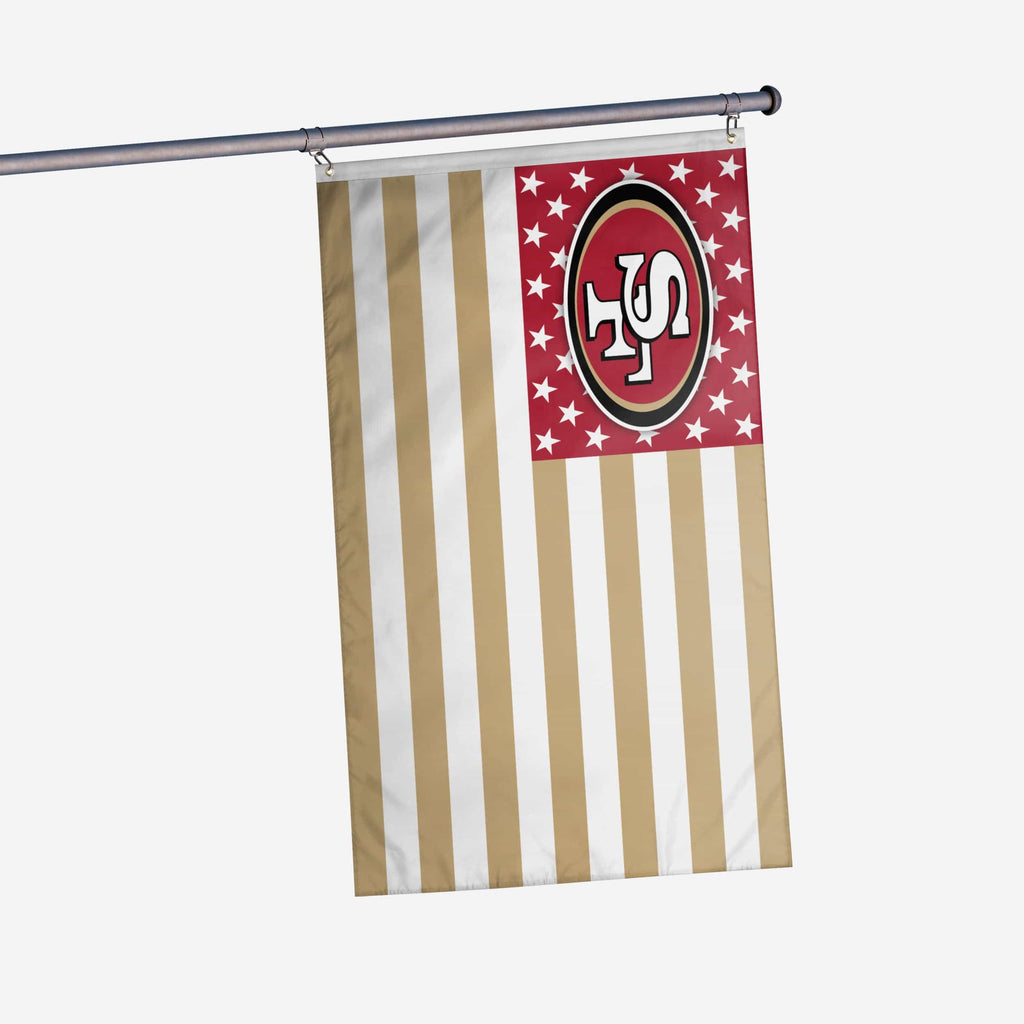 San Francisco 49ers American Stars Horizontal Flag FOCO - FOCO.com