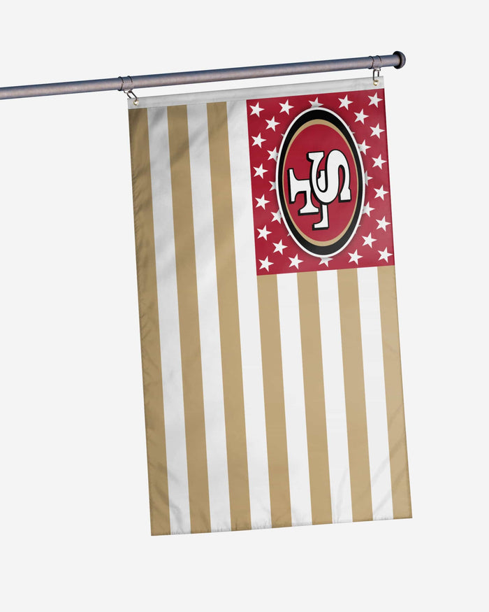 San Francisco 49ers American Stars Horizontal Flag FOCO - FOCO.com