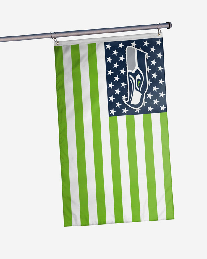 Seattle Seahawks American Stars Horizontal Flag FOCO - FOCO.com