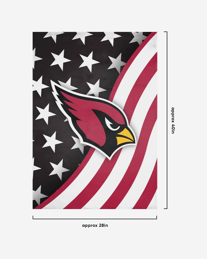Arizona Cardinals Americana Vertical Flag FOCO - FOCO.com