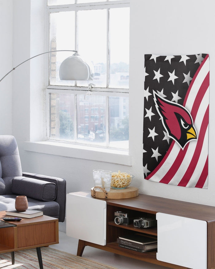 Arizona Cardinals Americana Vertical Flag FOCO - FOCO.com