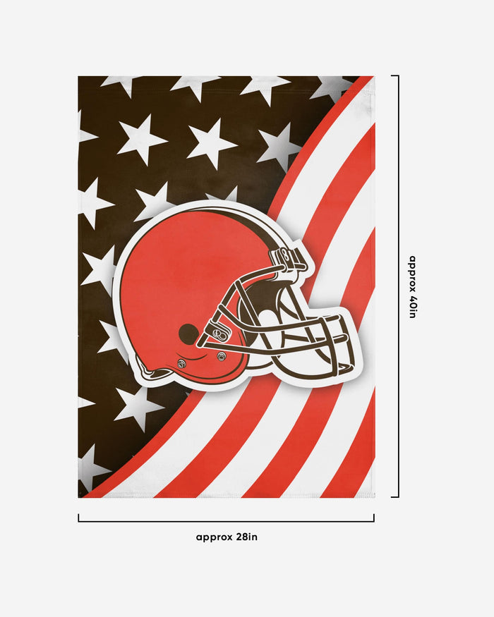 Cleveland Browns Americana Vertical Flag FOCO - FOCO.com
