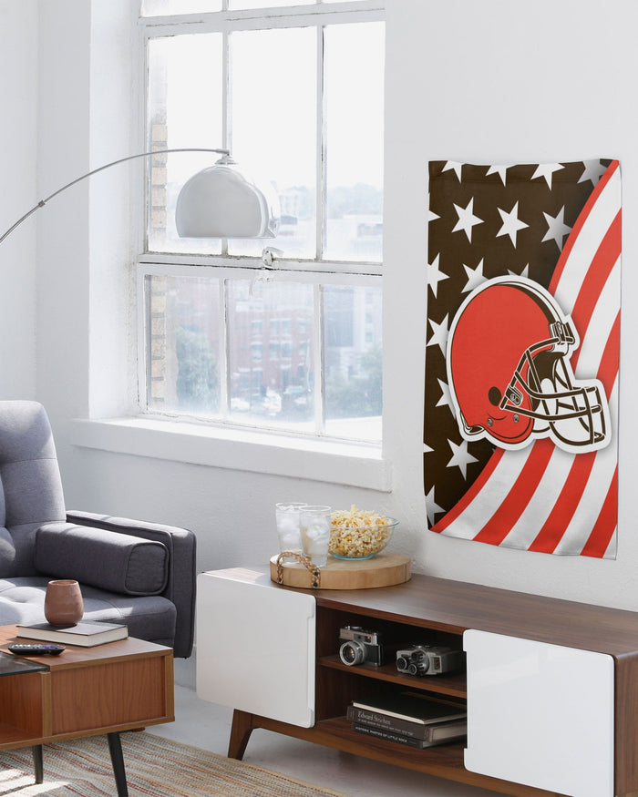 Cleveland Browns Americana Vertical Flag FOCO - FOCO.com