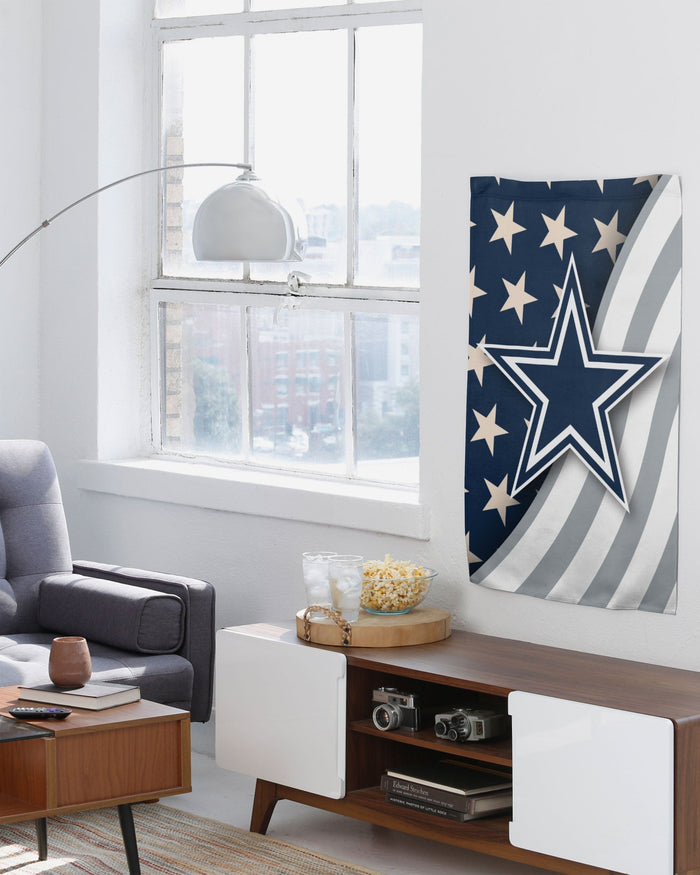 Dallas Cowboys Americana Vertical Flag FOCO - FOCO.com