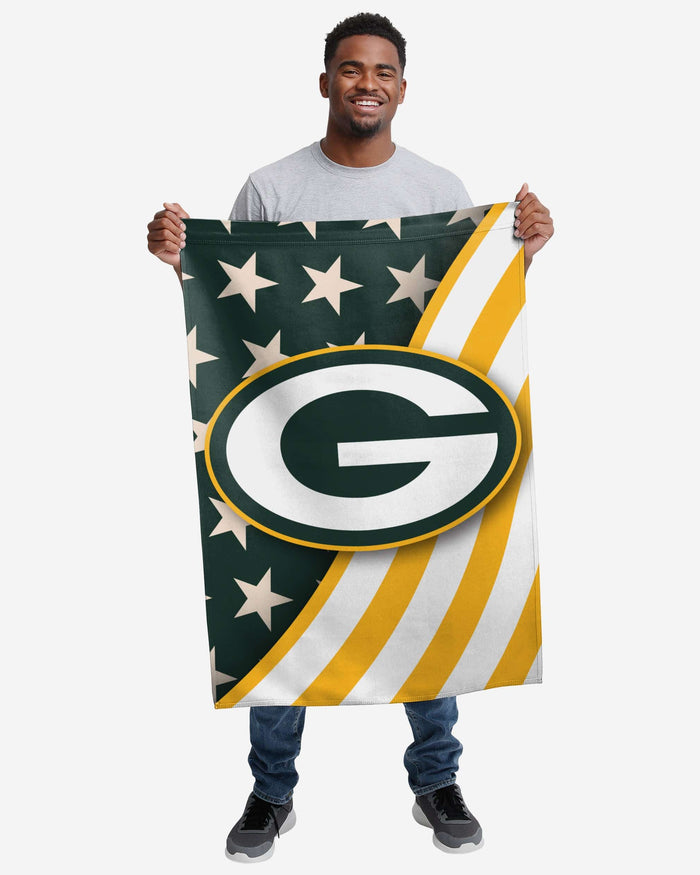 Green Bay Packers Americana Vertical Flag FOCO - FOCO.com