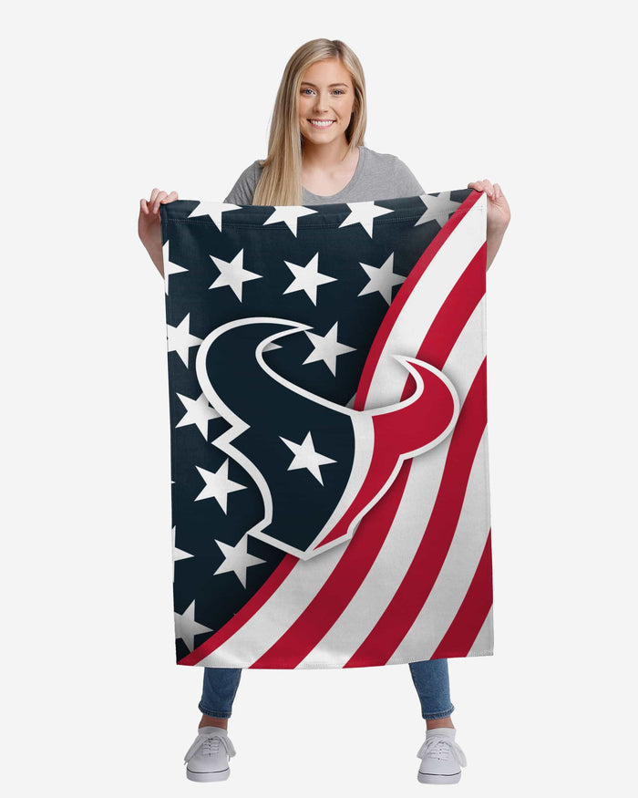 Houston Texans Americana Vertical Flag FOCO - FOCO.com