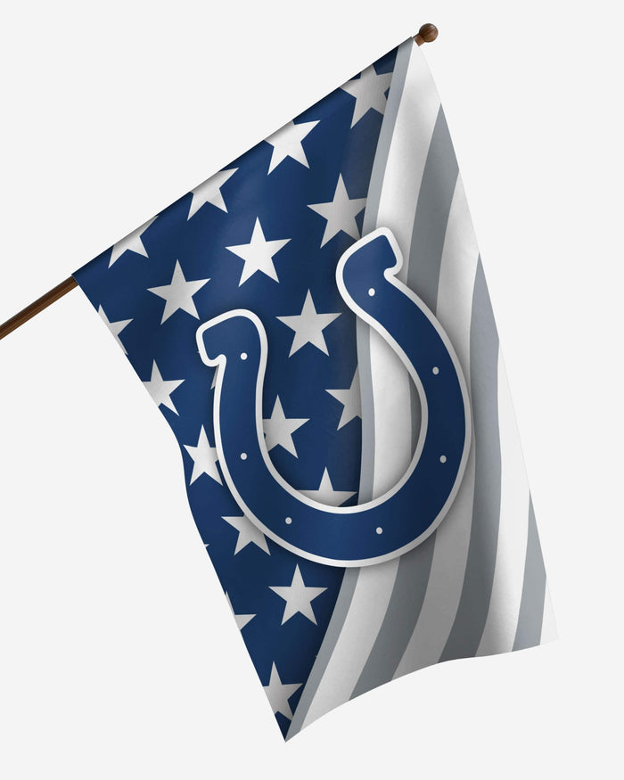 Indianapolis Colts Americana Vertical Flag FOCO - FOCO.com