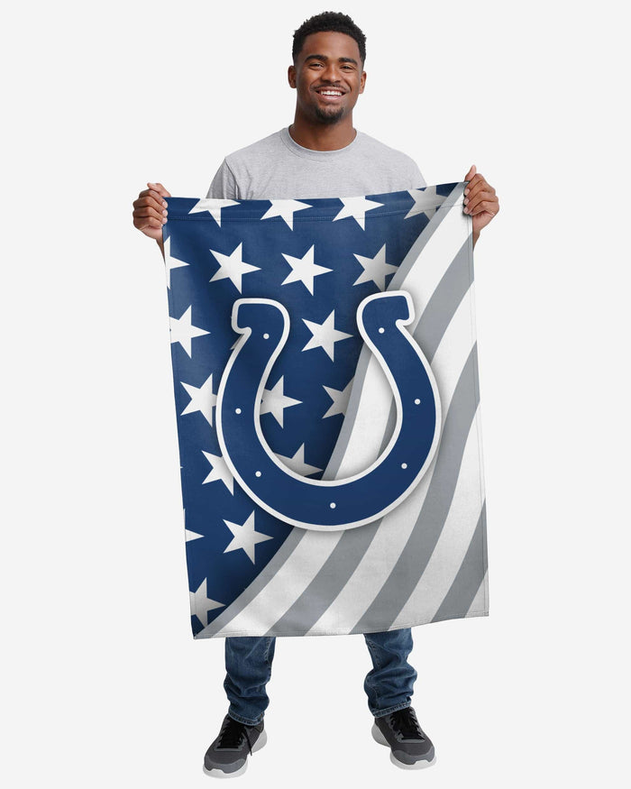 Indianapolis Colts Americana Vertical Flag FOCO - FOCO.com