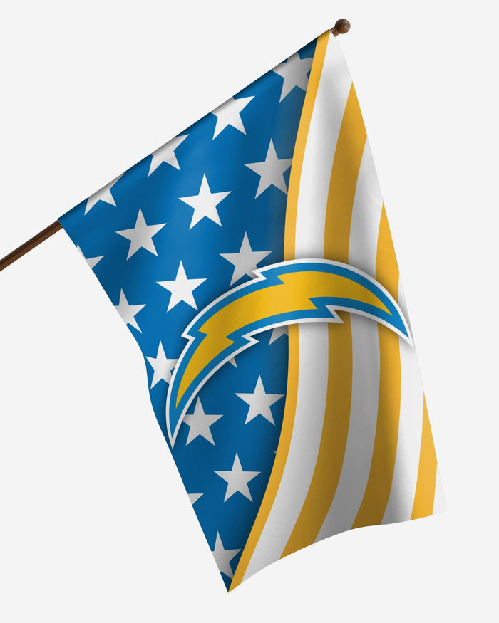 Los Angeles Chargers Americana Vertical Flag FOCO - FOCO.com
