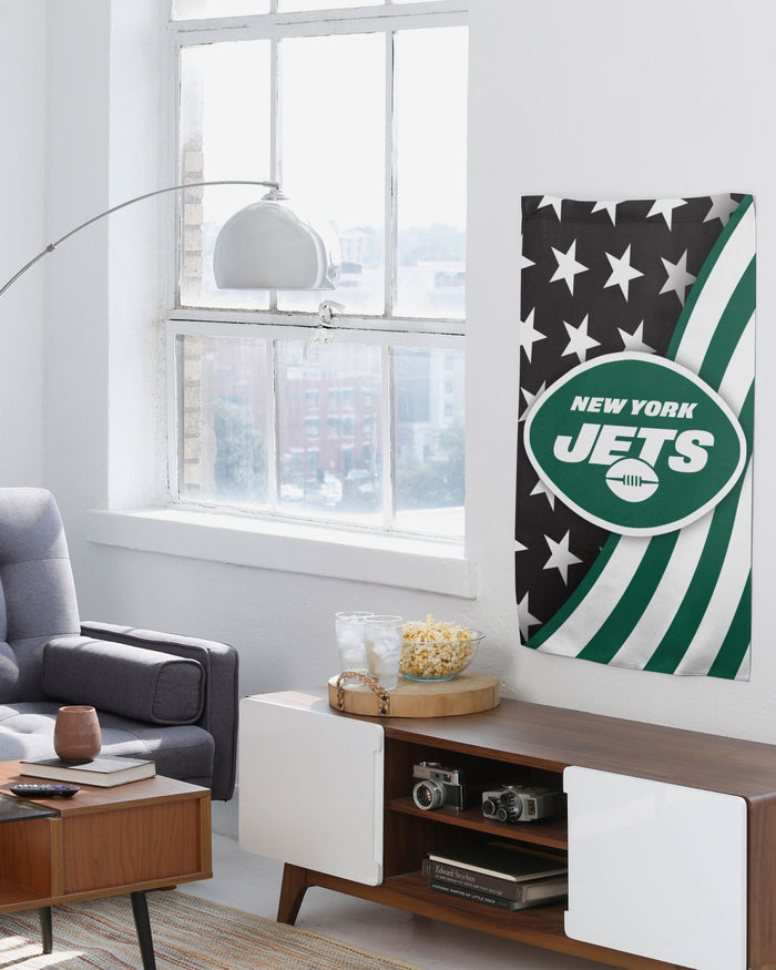 New York Jets Americana Vertical Flag FOCO - FOCO.com