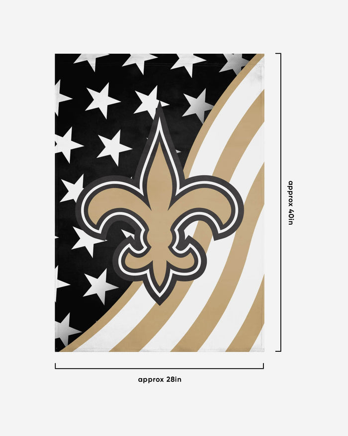 New Orleans Saints Americana Vertical Flag FOCO - FOCO.com