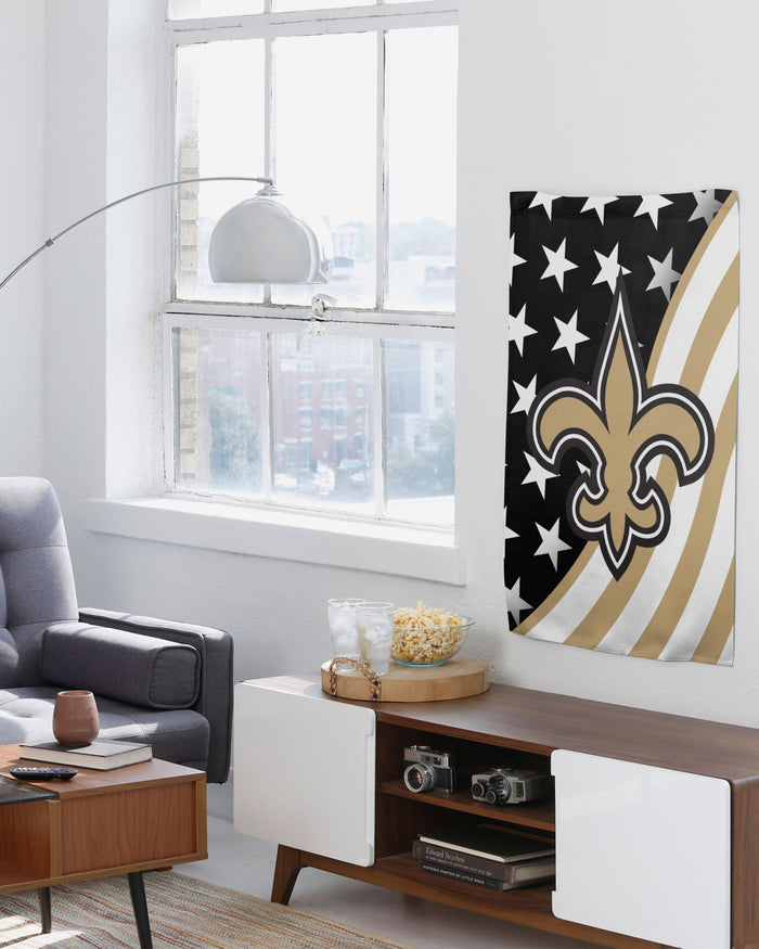 New Orleans Saints Americana Vertical Flag FOCO - FOCO.com