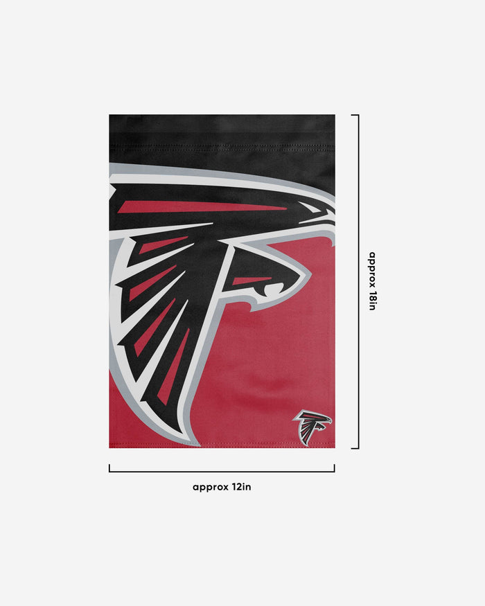 Atlanta Falcons Colorblock Helmet Garden Flag FOCO - FOCO.com