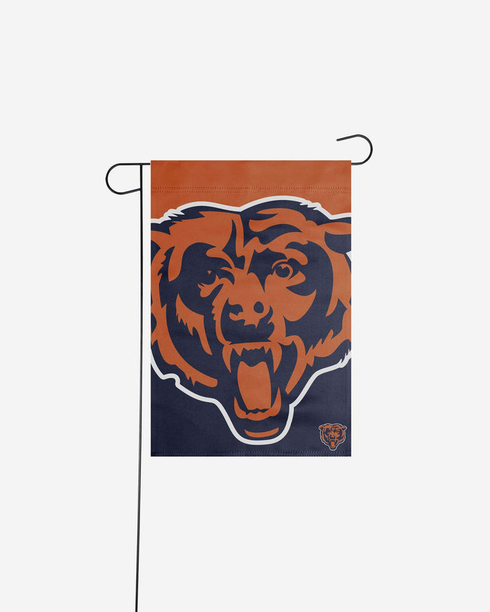 Chicago Bears Colorblock Helmet Garden Flag FOCO - FOCO.com