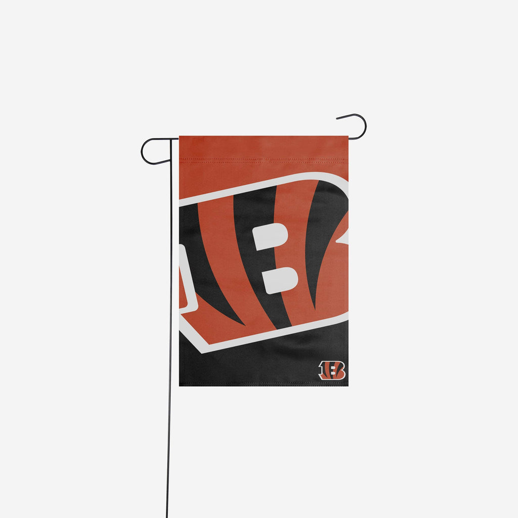 Cincinnati Bengals Colorblock Helmet Garden Flag FOCO - FOCO.com