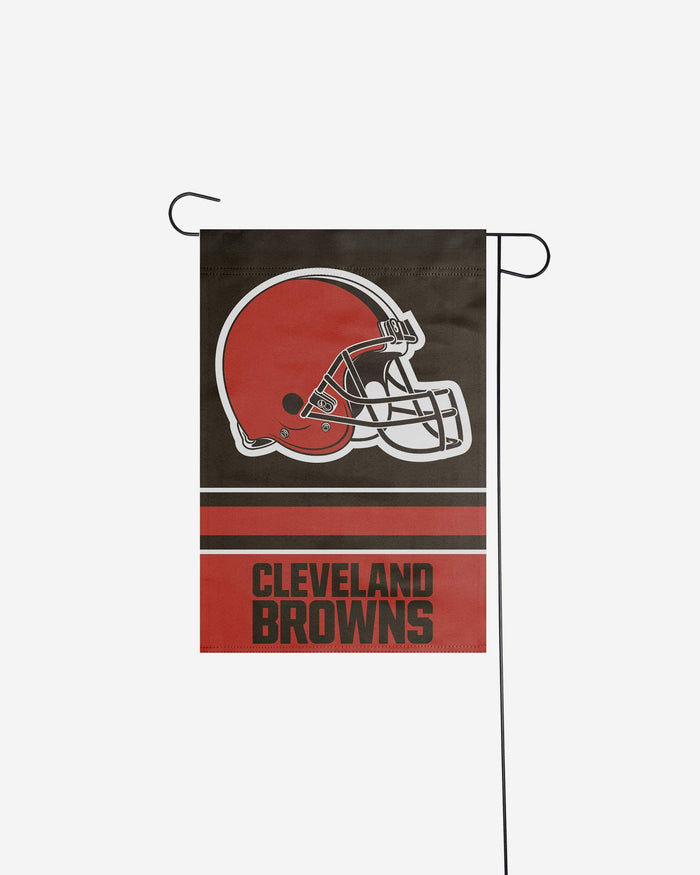 Cleveland Browns Colorblock Helmet Garden Flag FOCO - FOCO.com